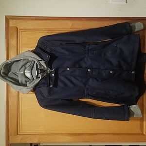 STEVE MADDEN  HOODIE JACKET BLUE WOMAN'S SIZE LARGE